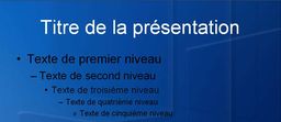 Modifications des &eacute;l&eacute;ments d'un slide